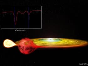 gravitational redshift elaborazione coppia di stelle